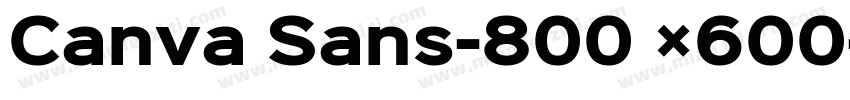 Canva Sans-800 ×600字体转换